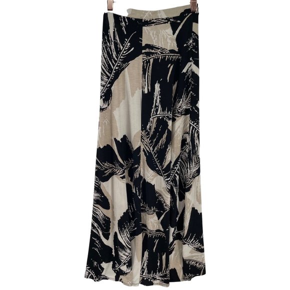 Akira Women's Size Small/Medium Black Label Tan, Cream & Black Maxi Skirt - Picture 2 of 4